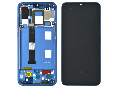 Xiaomi Mi 9 - Lcd + Touch Screen + Frame Service Blu