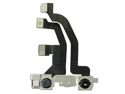 Apple iPhone Xs Max - Flat cable + Camera Frontale + Sensore Prossimita *Recuperare e saldare sensore Originale*