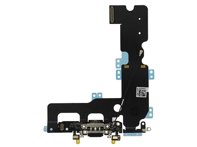 Apple iPhone 7 Plus - Flat cable + Connettore Ricarica + Microfono Nero Iphone 7 Plus